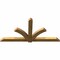 Ekena Millwork Redmond Rough Sawn Timber Gable Bracket, Western Red Cedar, 96"W x 48"H x 4"D x 6"F, 12/12 Pitch GBW096X48X0406RED00RWR - alternate 5